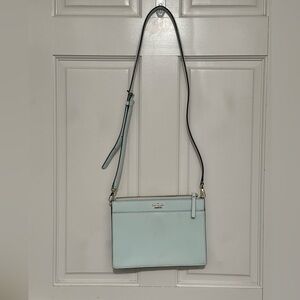 Kate Spade Clarise Saffiano Leather Crossbody Mint Green